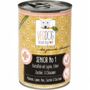 Senior No 1 (Kartoffeln Lupine Erbsen) NICHT BIO 400g Hund Nassfutter VegDog